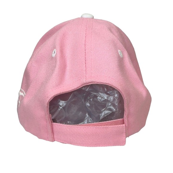 Patriots NFL Football Pink Logo Adjustable Baseball Cap Hat By City Hunter - Picture 7 of 7